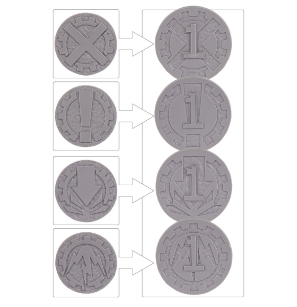 Warhammer - The Horus Heresy: Age of Darkness – Marker und Tokens-Sets